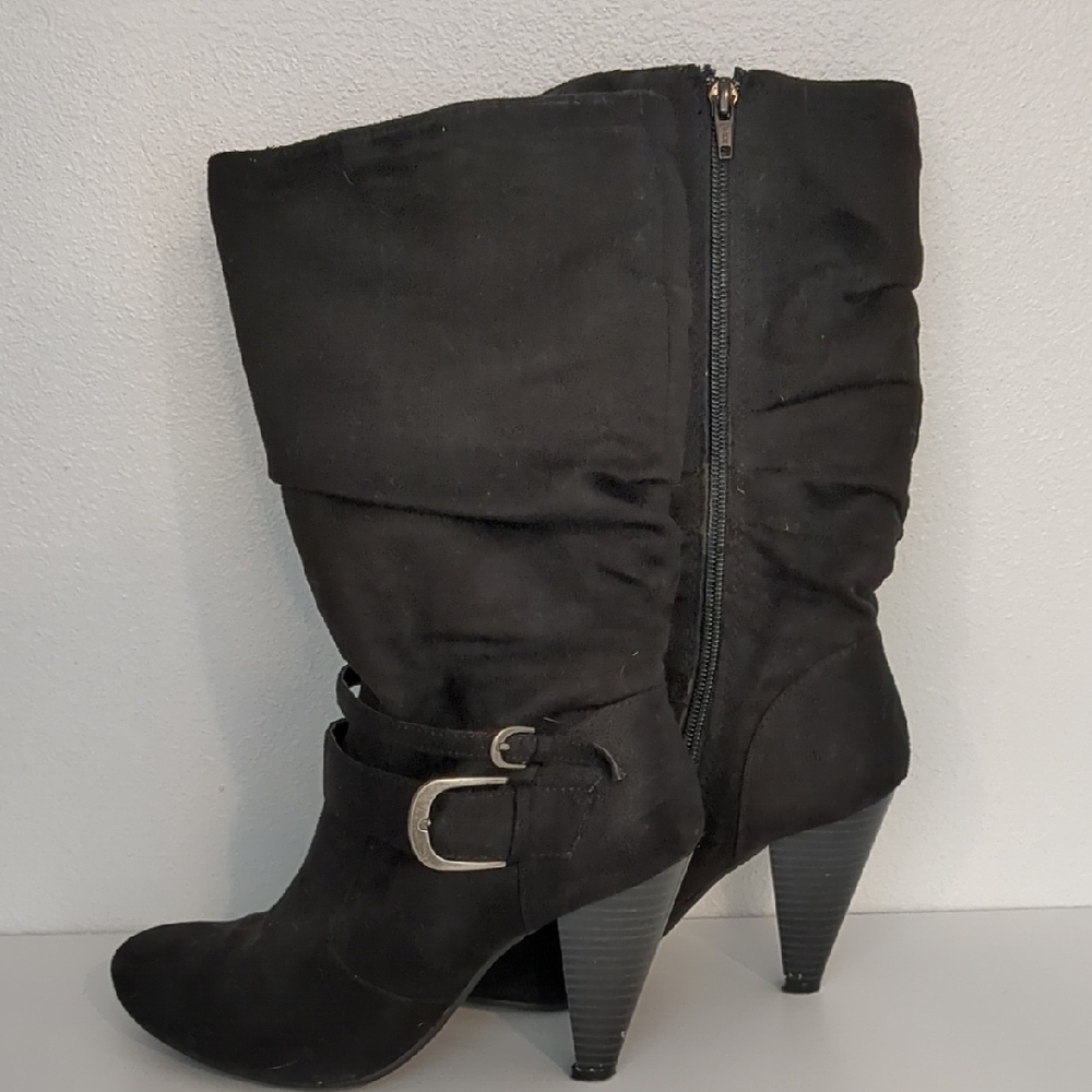 Black Women's Heeled Boots